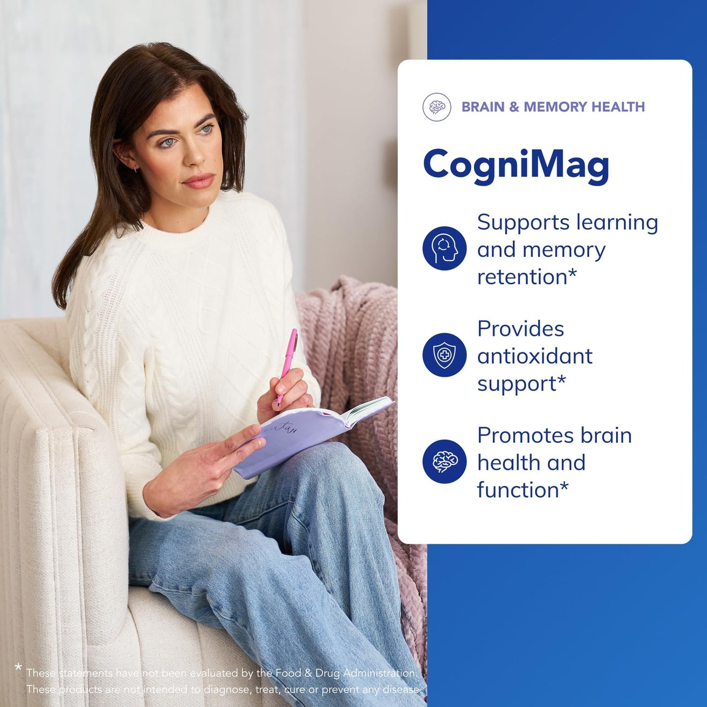 Pure Encapsulations CogniMag 120's – Magnesium-L-Threonate with Magtein & Polyphenol Blend