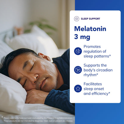 Pure Encapsulations Melatonin 3 mg – Natural Sleep Support | 180 Capsules
