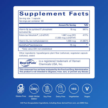 Pure Encapsulations MethylAssist 90's – Methylation Support B Vitamin Complex
