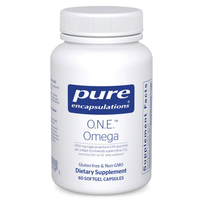 Pure Encapsulations O.N.E. Omega – Comprehensive Omega-3 Fish Oil (EPA/DHA) 60 Softgels