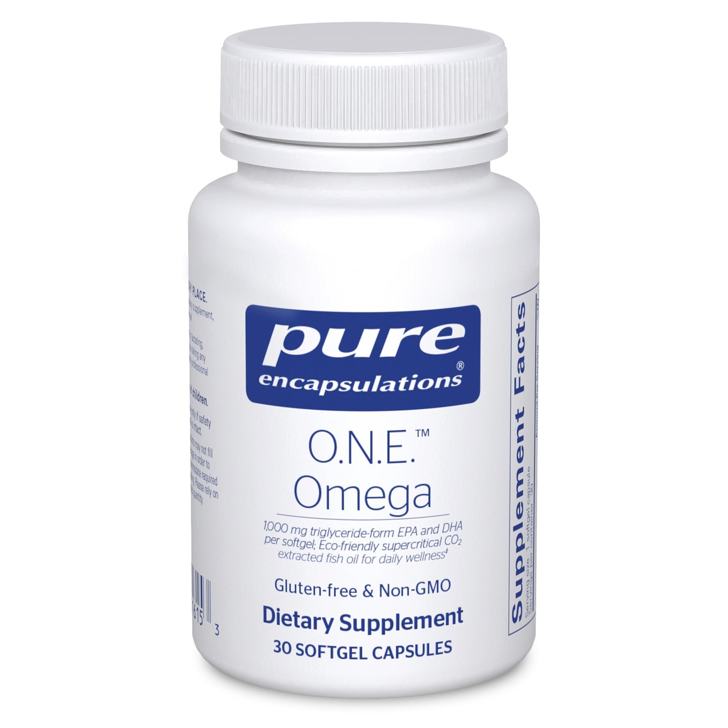 Pure Encapsulations O.N.E. Omega – All-in-One Fish Oil with EPA & DHA, 30 Softgel Capsules