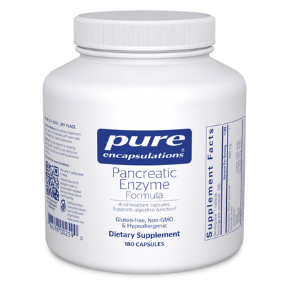 Pure Encapsulations Pancreatic Enzyme Formula – Digestive Enzymes for Gut Health | 180 Capsules