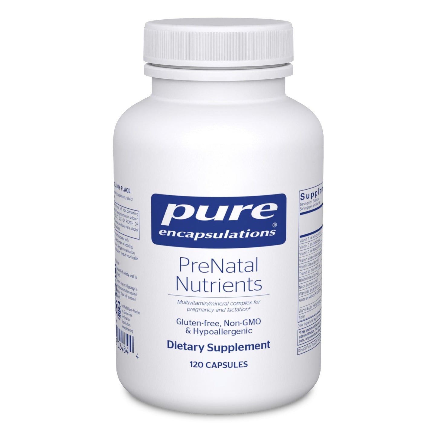 Pure Encapsulations PreNatal Nutrients – Pregnancy & Lactation Support with Folate, Choline & Iron