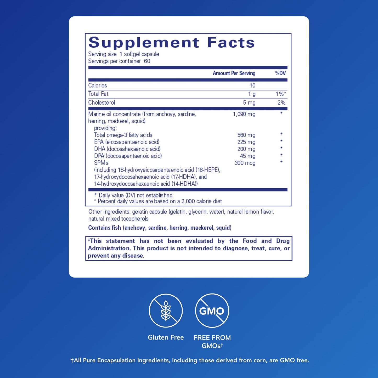 Pure Encapsulations Pro-Resolve Omega – Premium Omega-3 for Immune Support & Cardiovascular Health | 60 Softgels