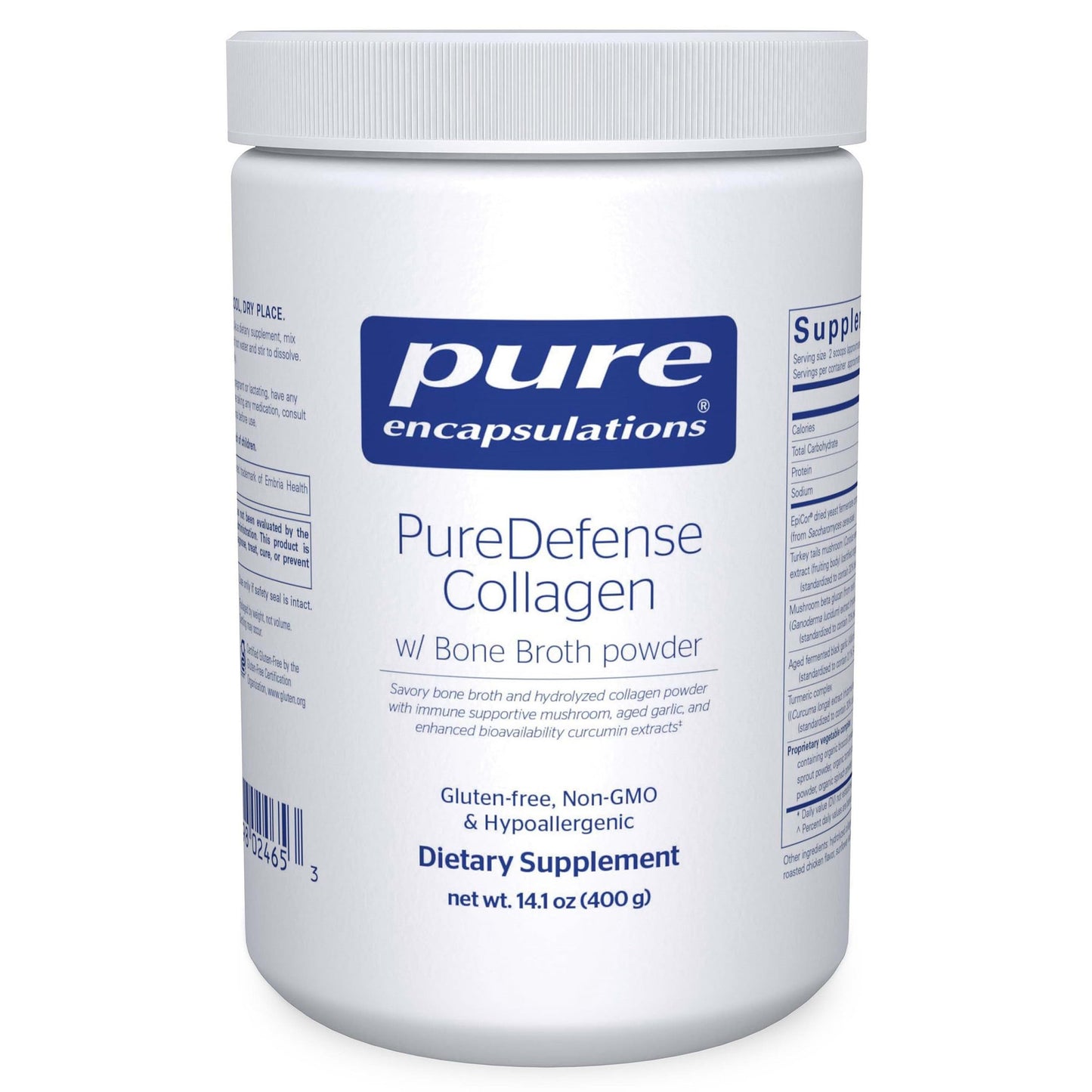 PureEncapsulations PureDefense Collagen with Bone Broth | Immune & Joint Support | 14.1 oz