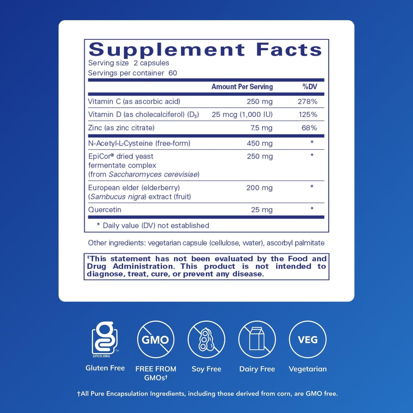 PureDefense with NAC by Pure Encapsulations — Immune Support & Respiratory Health, 120 Capsules