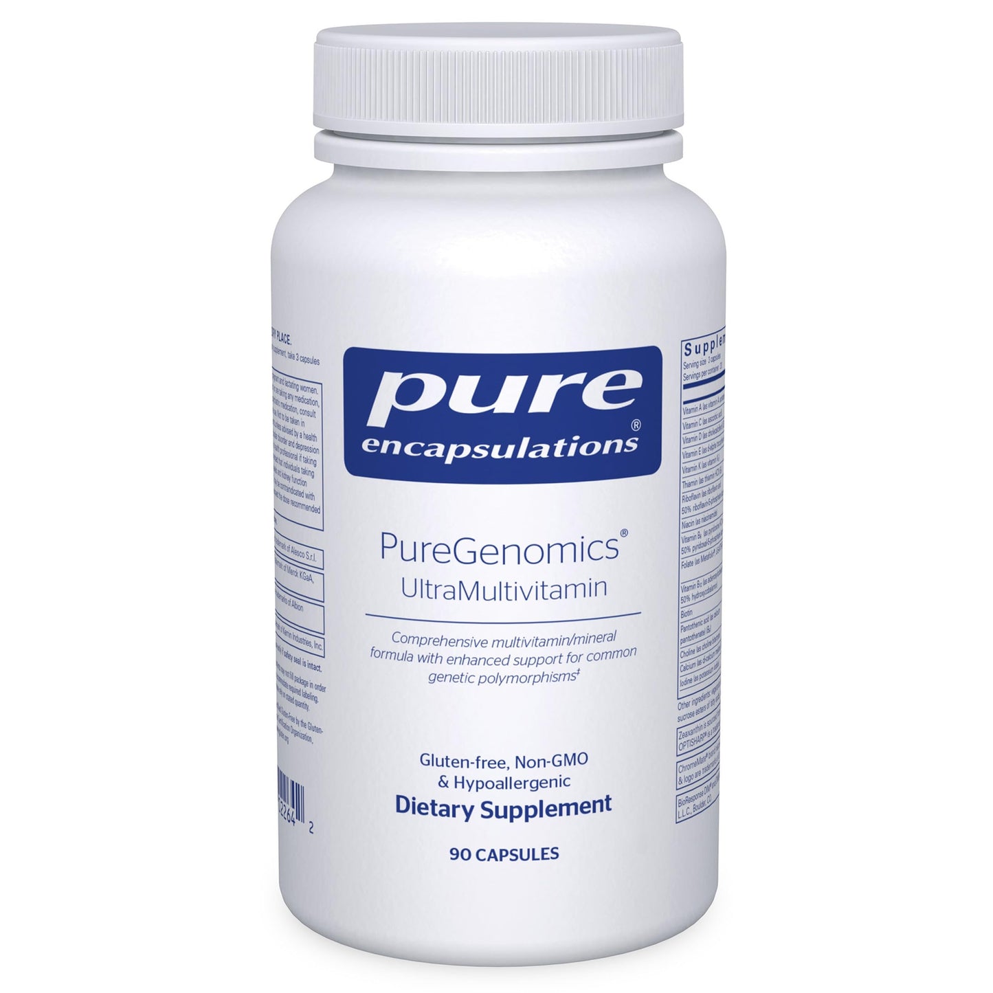 Pure Encapsulations PureGenomics UltraMultivitamin | Genetic Variants Support | 90 Capsules