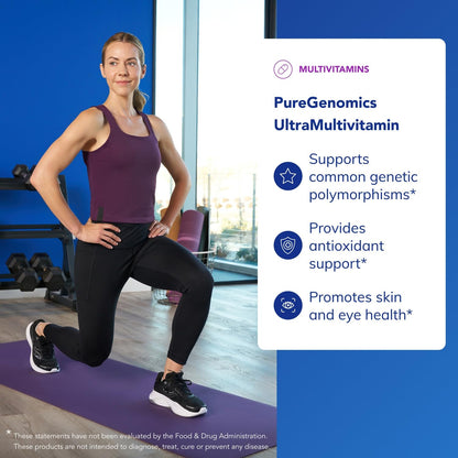 Pure Encapsulations PureGenomics UltraMultivitamin | Genetic Variants Support | 90 Capsules