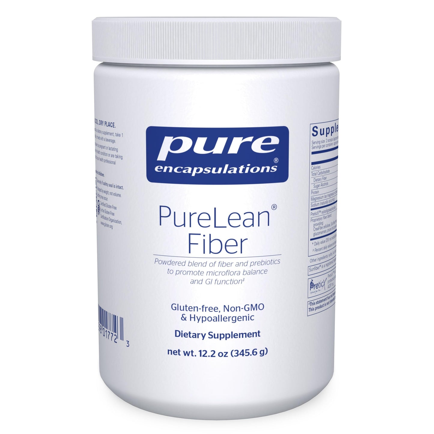 Pure Encapsulations PureLean Fiber | Powdered Fiber with Probiotics for Digestive Support | 12.2 oz