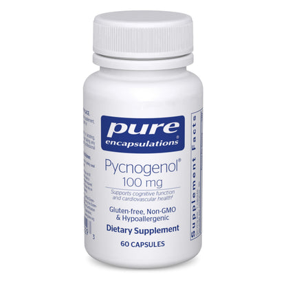 Pure Encapsulations Pycnogenol 100 mg – Hypoallergenic Vascular Support & Antioxidant Supplement | 60 Capsules