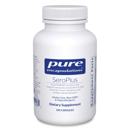 Pure Encapsulations SeroPlus | Hypoallergenic Serotonin Support for Calm, Balanced Mood | 120 Capsules