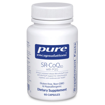 Pure Encapsulations SR-CoQ10 with PQQ - Sustained Release Heart Health Support (60 Capsules)