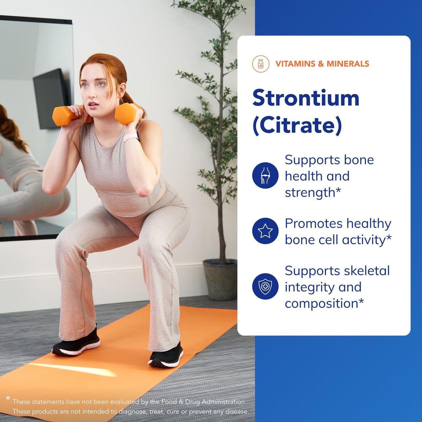 Pure Encapsulations Strontium (Citrate) – Hypoallergenic Bone Support, 180 Capsules