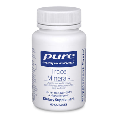 Pure Encapsulations Trace Minerals – Multimineral Supplement (60 Capsules) – Gluten Free & Vegan