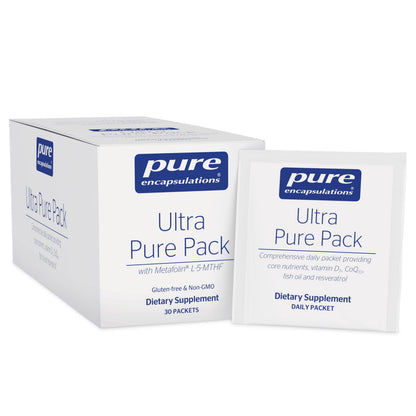 Pure Encapsulations Ultra Pure Pack – Daily Multivitamins (30 Packets) with CoQ10 & Vitamin C