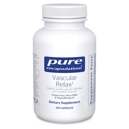 Pure Encapsulations Vascular Relax – Hypoallergenic Circulatory Support | 120 Capsules