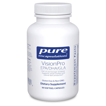 Pure Encapsulations VisionPro EPA/DHA/GLA | Tear Film Support & Eye Moisture | 90 Softgel Capsules