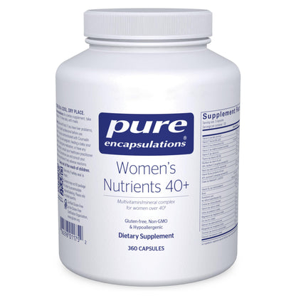 Pure Encapsulations Women's Nutrients 40+ – Multivitamin for Women Over 40 (360 Capsules) | Urinary Tract Health, Eye Integrity & Breast Cell Health