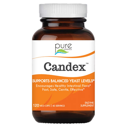 Pure Essence Candex Supplement – Digestive Enzymes for Yeast Balance, 120 Capsules