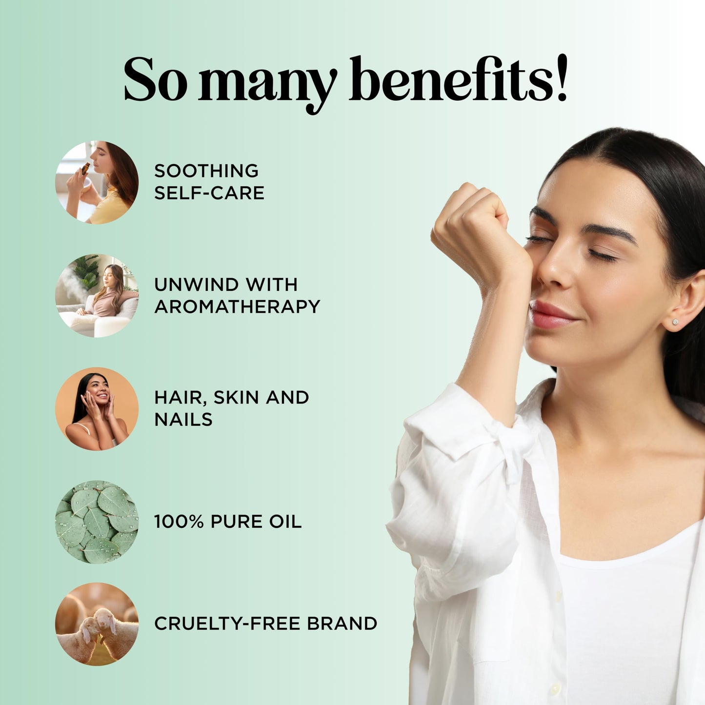 Pure Eucalyptus Essential Oil for Diffusers | Undiluted Eucalyptus Aromatherapy