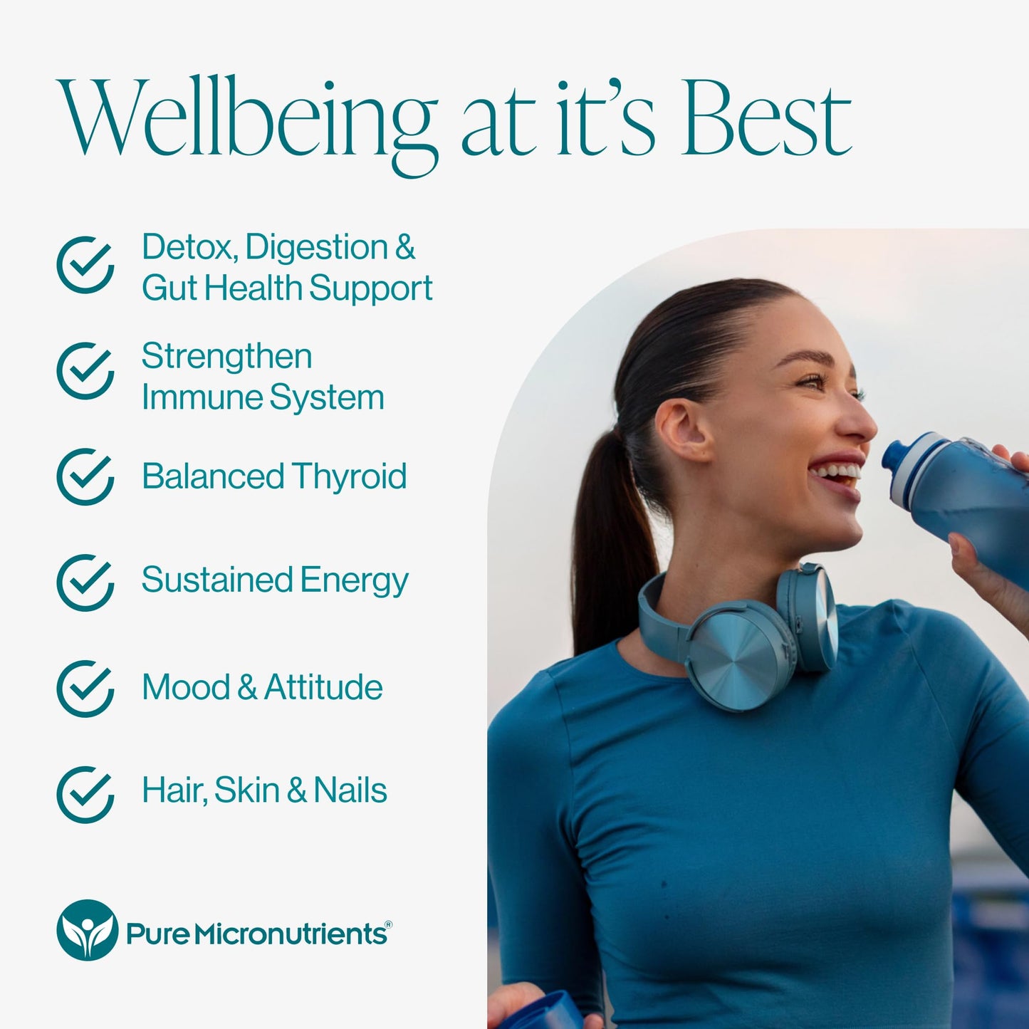 Pure Micronutrients Irish Sea Moss Capsules – Organic Seamoss Pills with Bladderwrack, Burdock & Black Pepper