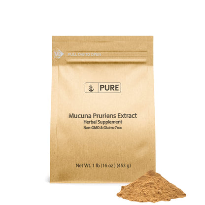 Pure Original Ingredients Mucuna Pruriens (1lb) – Pure & Natural, Non-GMO, Gluten-Free