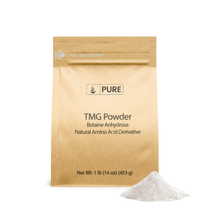 Pure Original TMG Powder (1 lb) – Trimethylglycine, Vegan, Gluten-Free