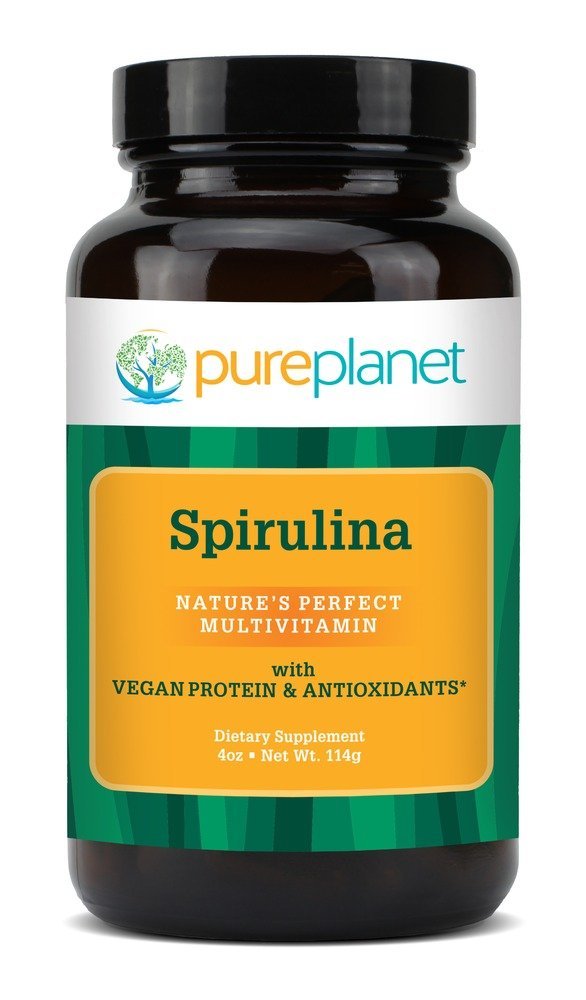 Pure Planet Premium Spirulina Powder - 4 oz | Spirulina Supplement