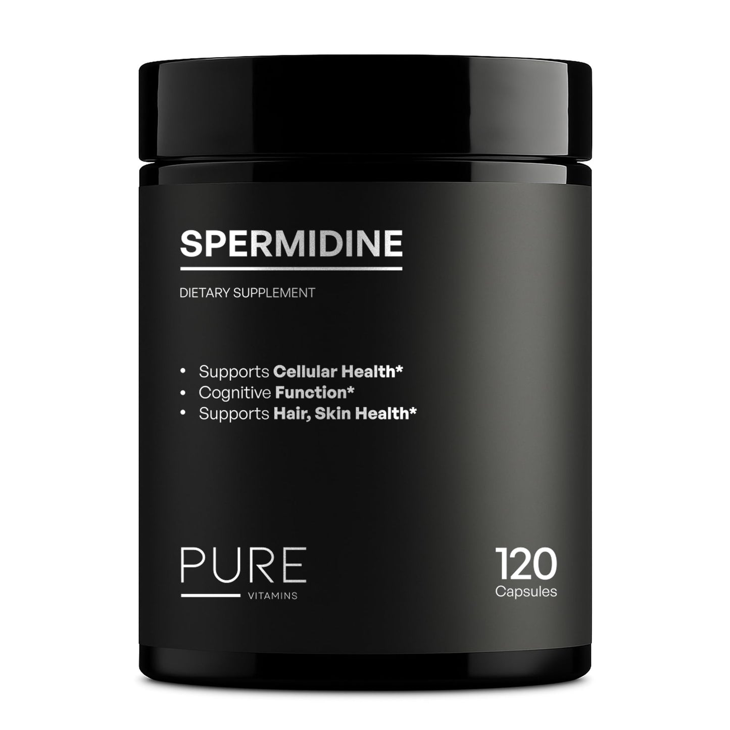 Spermidine Supplement 1000mg – 120 Capsules | Wheat Germ Extract | Cellular Renewal & Cognitive Support | Vegan, Non-GMO, Gluten-Free | Made in USA