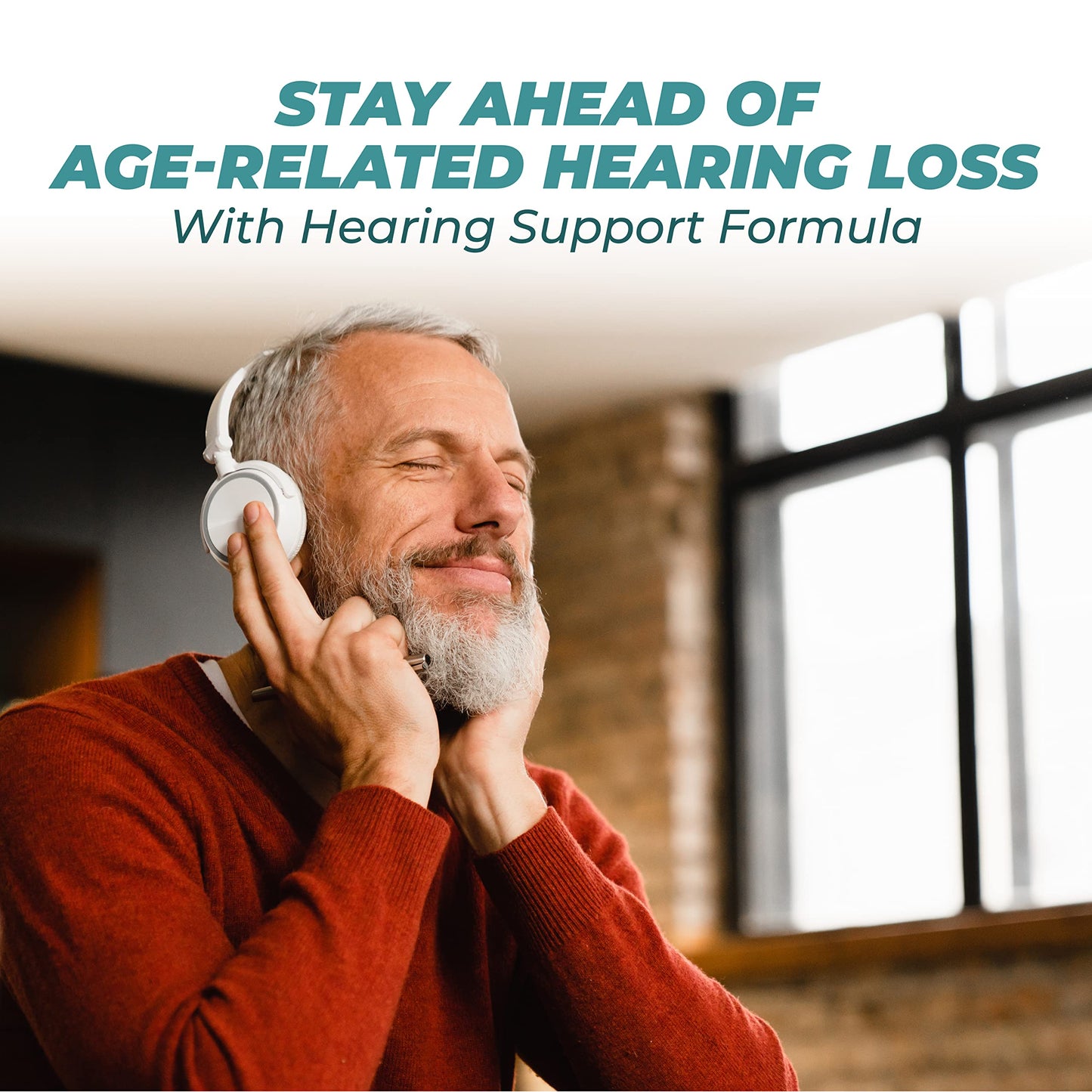 PUREHEALTH RESEARCH Hearing Support Formula – Natural Tinnitus Relief with Flavonoids & Vitamins