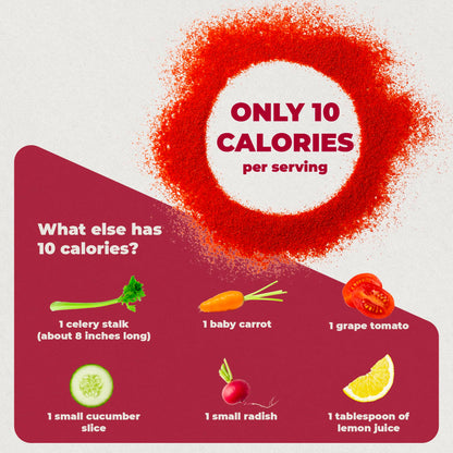 PureHealth Reds Superfoods Powder - 10 Calorie Beetroot & Probiotic Adaptogen Drink (30 Servings)