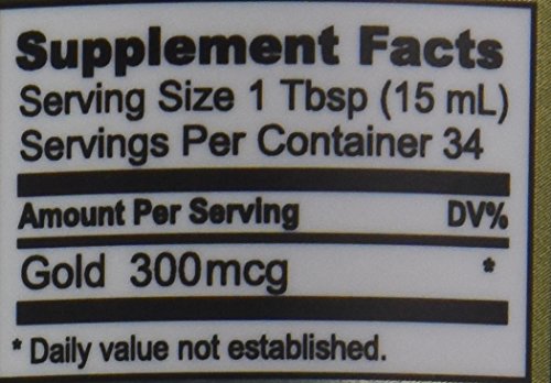 Purest Colloids MesoGold 20 ppm Colloidal Gold 500 mL | High Bioavailability Nanoparticles