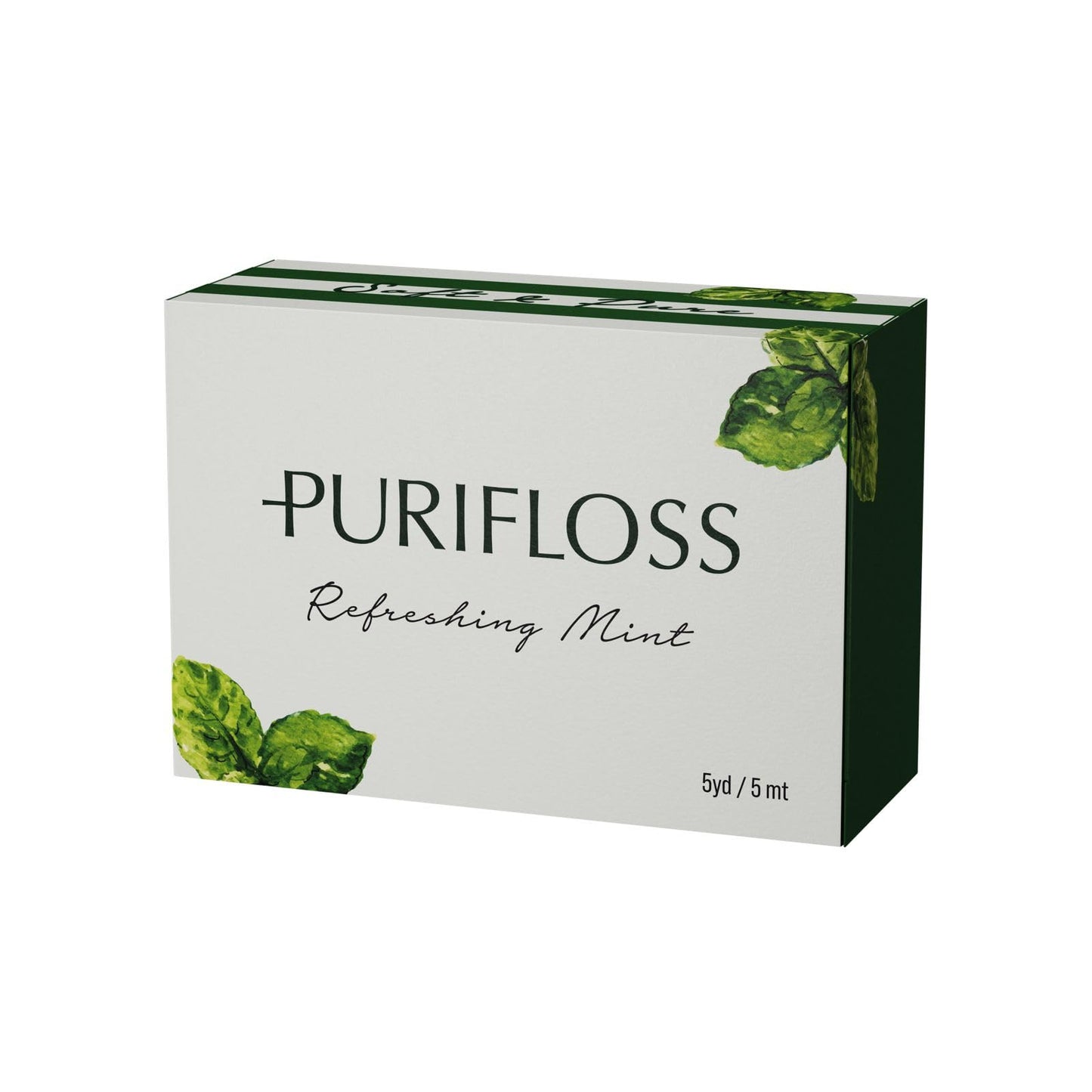 PURIFLOSS Premium Expanding Woven Dental Floss – PFAS & PTFE Free – Mint & Strawberry Sampler Kit