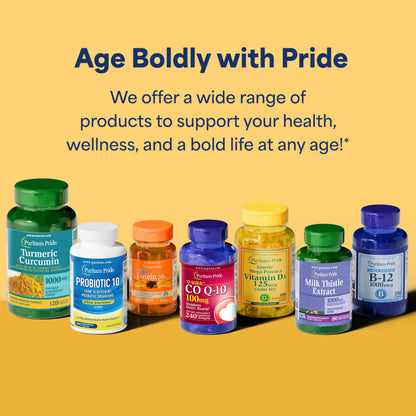 Puritan's Pride CoQ10 400mg Softgels – Heart Health, Cellular Energy & Aging Support | 120 Softgels