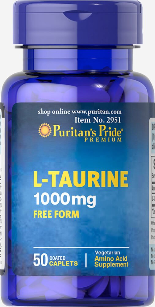 Puritan's Pride L-Taurine 1000 mg - 50 Caplets