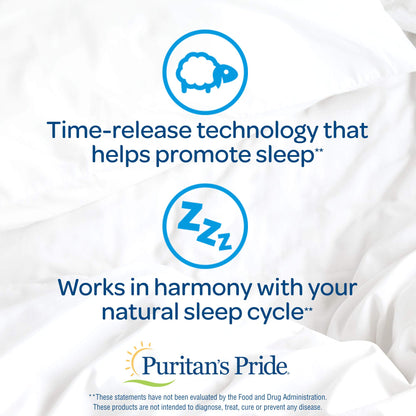 Puritan's Pride Tri-Layered Sleep Tablets, 30 Count