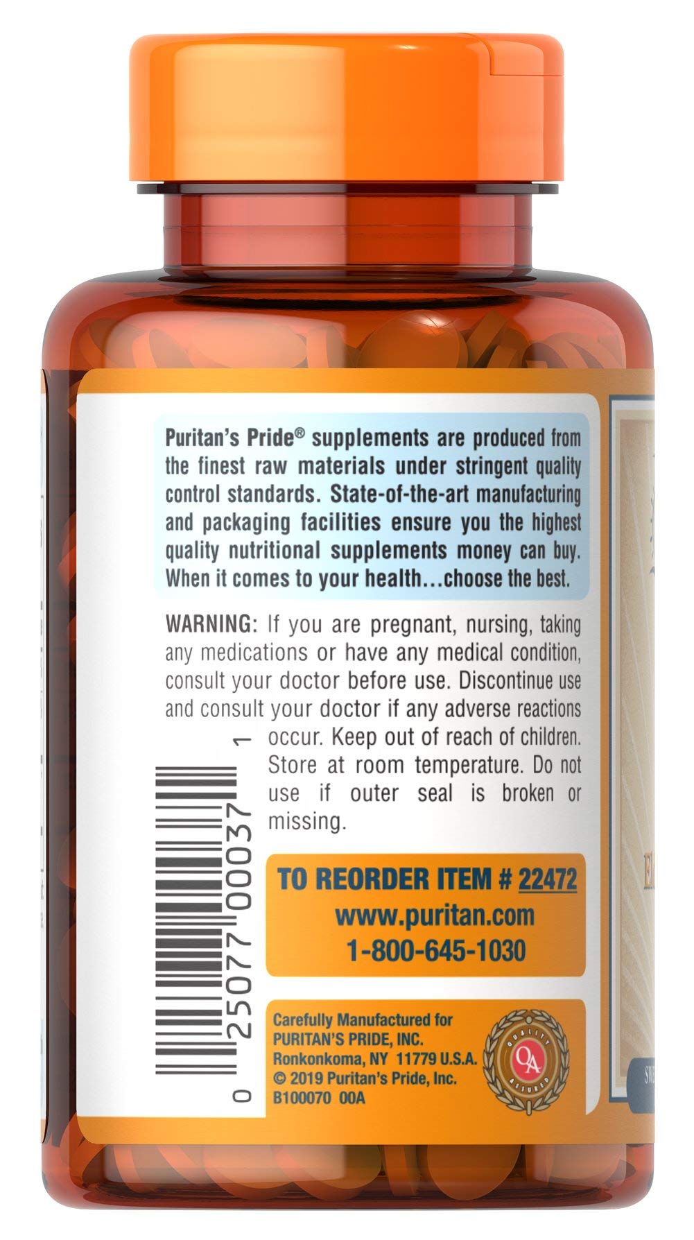 Puritan's Pride Vitamin C with Elderberry & Zinc – Immune Support Chewables, 60 Count