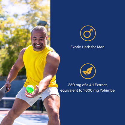 Puritan's Pride Yohimbe 250 mg for Men - 50 Rapid Release Capsules