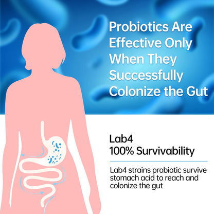Purmeo Probiotics for IBS & Bloating – Lab4 20B CFU, 60-Day Supply