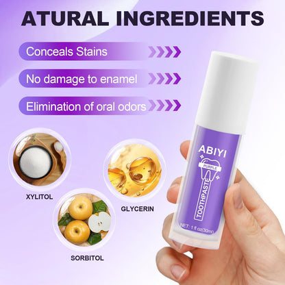 Purple Toothpaste for Teeth Whitening – Gentle Enamel-Safe Formula, Stain Removal & Gum Care