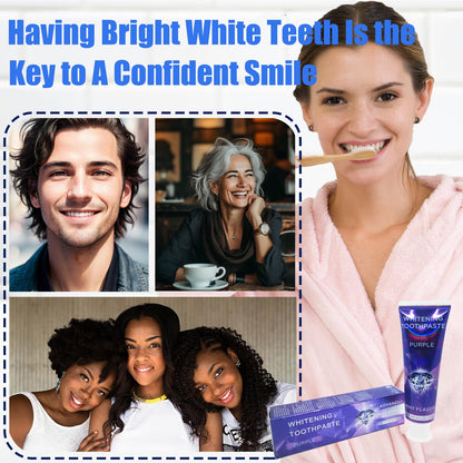 Purple Toothpaste for Teeth Whitening | Stain Removal & Colour Correction