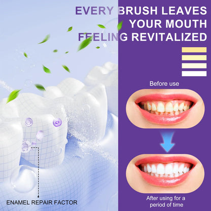 Purple Toothpaste for Teeth Whitening | Stain Removal & Colour Correction