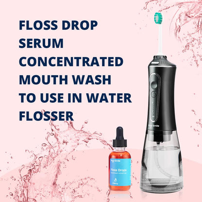 Puur Smile Cherry Floss Drop Serum – Concentrated Mouthwash for Water Flosser