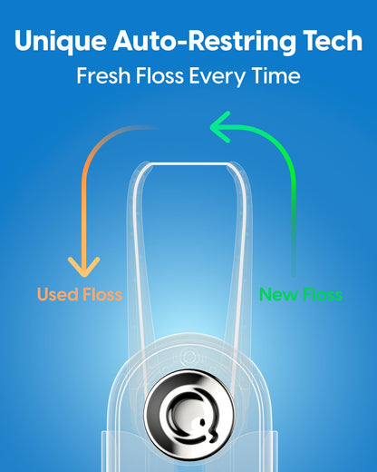 QicoBay Refill Floss Capsule for C1S Flosser - 3 Pack, 90 Uses, PFAS-Free, Super Mint