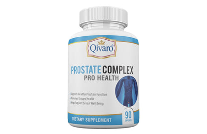 Qivaro Prostate Complex for Men – Prostate Health Supplement (90 Capsules) – Non-GMO, Gluten Free