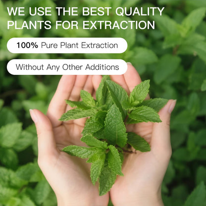 QONG Peppermint Essential Oil Blend 10ml – Hair Growth, Scalp Care & Diffuser