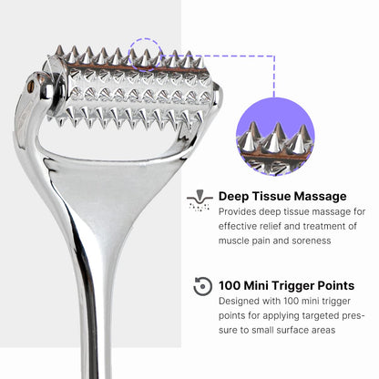 QooWo Massage Roller – Acupuncture Roller for Deep Tissue Muscle Relief