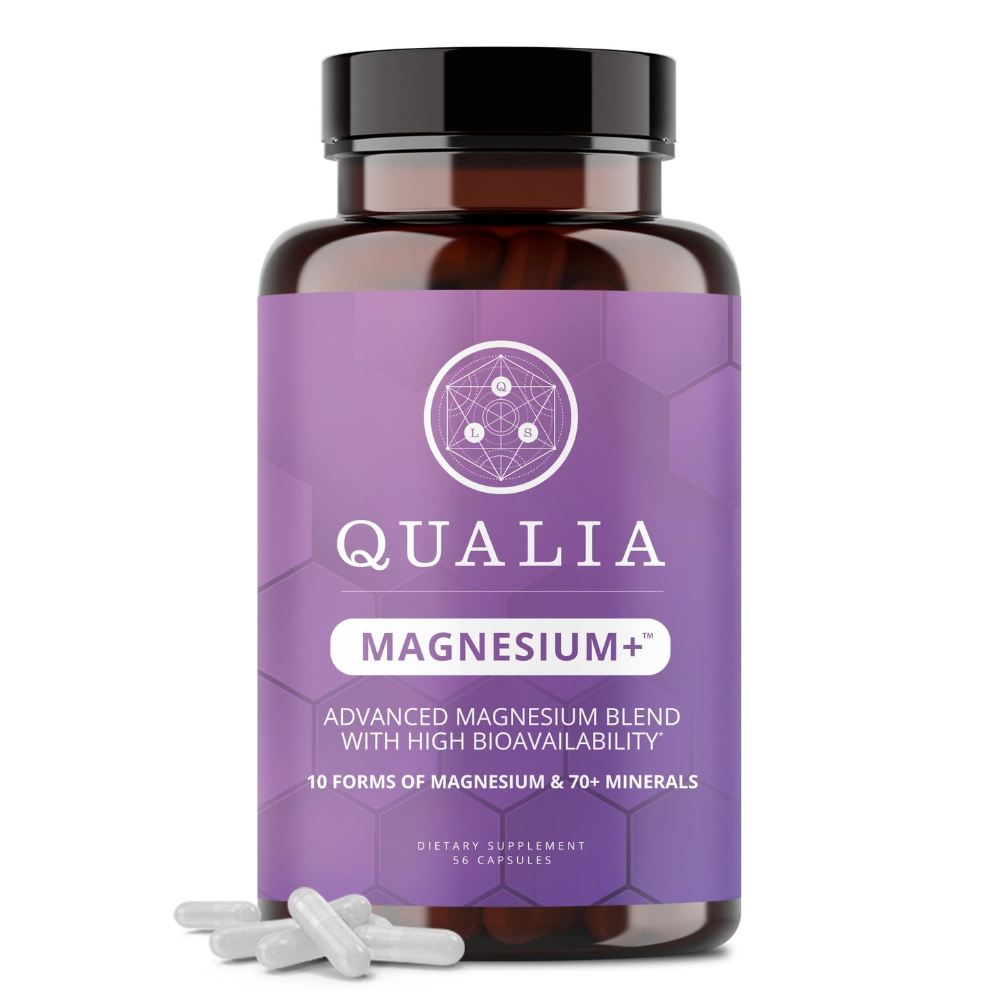 Qualia Magnesium+ | Doctor-Formulated Magnesium with 10 Forms & 70+ Minerals
