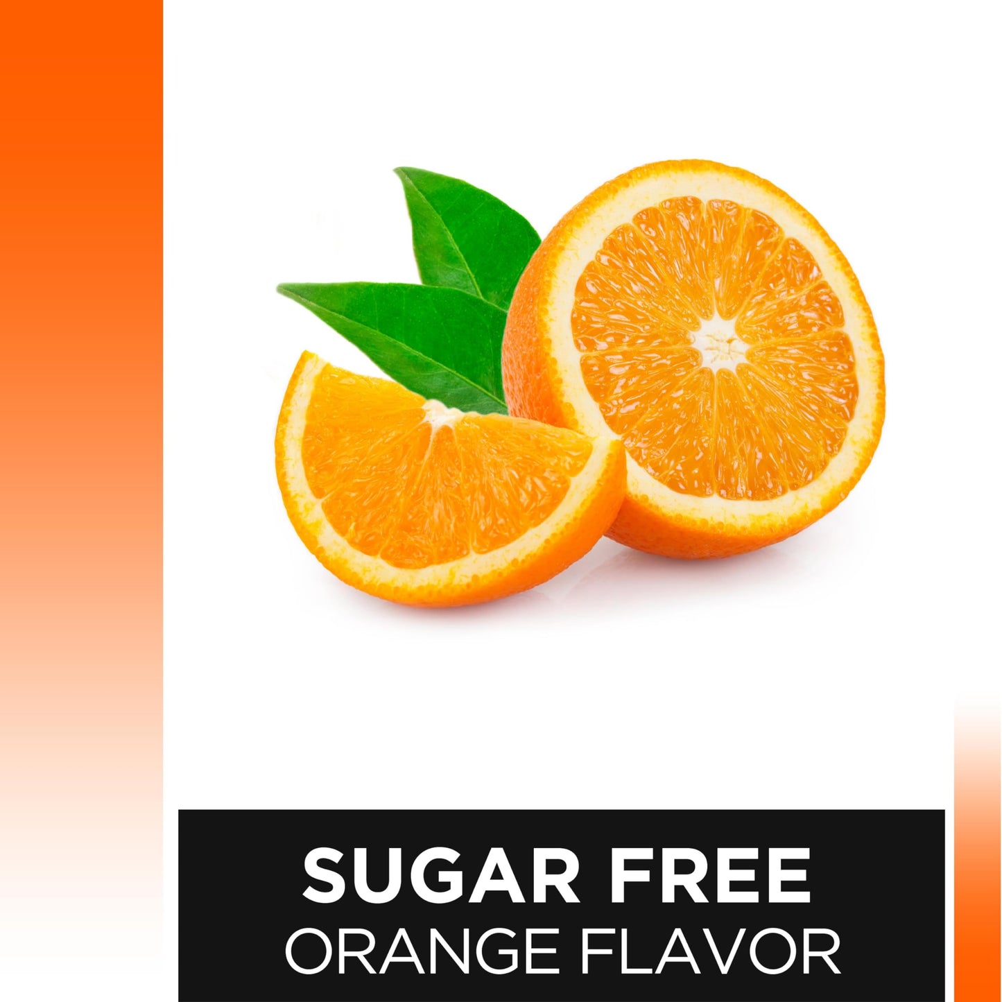 Quality Choice Sugar Free Fiber Powder - Orange Flavor, 48 Doses