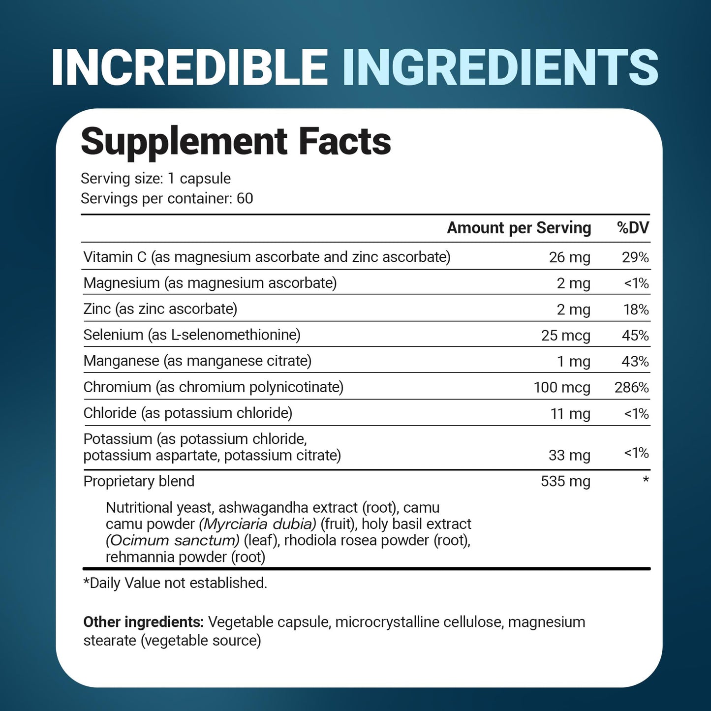 Dr. Berg Adrenal & Cortisol Capsules – Adrenal Support & Cortisol Manager (60 Capsules)